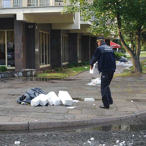 Na posprztanie chodnika trzeba jeszcze poczeka  
