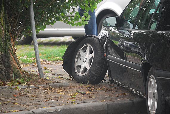 O wos od tragedii. Brawurowa jazda zakoczya si na drzewie