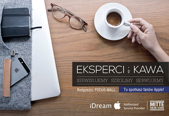 Eksperci i kawa - Eurotel otwiera w ramach iDream „klubokawiarnię” dla fanów Apple