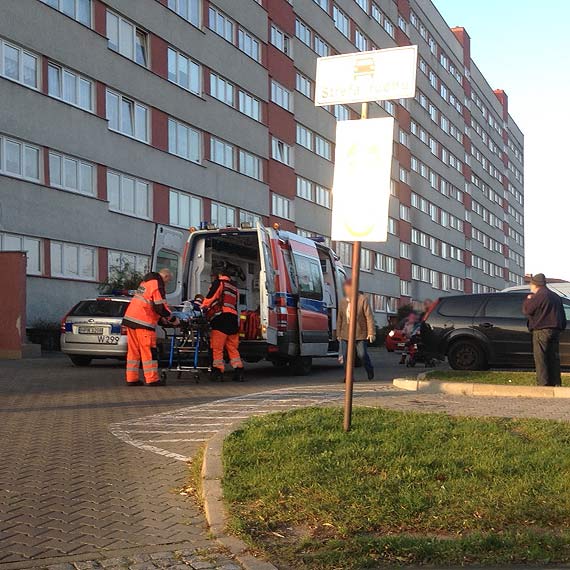 6- letni chopiec wpad pod samochd przy Matejki. Zosta przetransportowany migowcem do szpitala