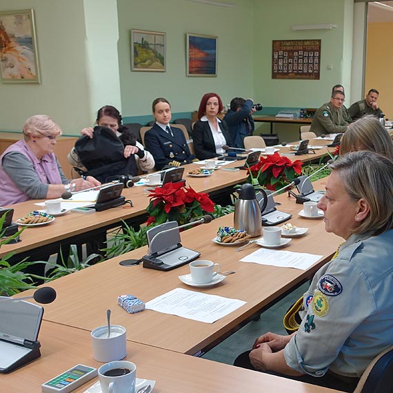 Współorganizatorzy i sponsorzy 23. Finału WOŚP spotkali się w Urzędzie Miasta