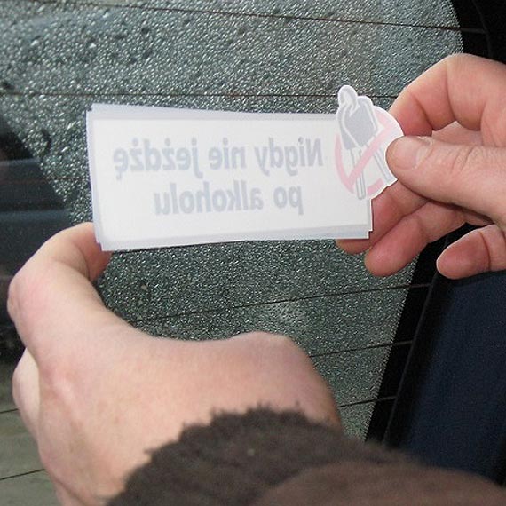 Świnoujscy policjanci zaangażowani w akcję "Nigdy nie jeżdżę po alkoholu"