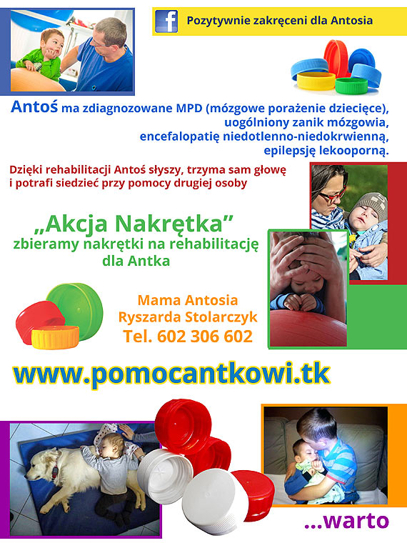 Pommy Antkowi walczy z chorob!