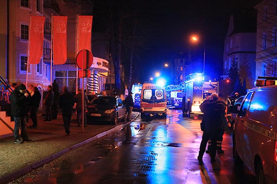 Poar w hotelu. Gocie najedli si strachu. Zobacz film!