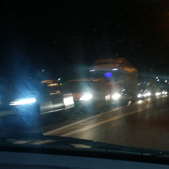 Wielkie kolejki tirw na Warszowie. Wszystko przez wichur