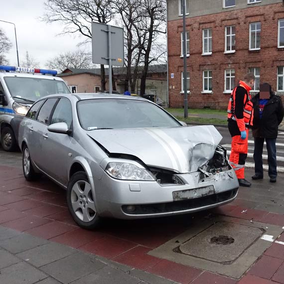 Grona kolizja na Grunwaldzkiej! Prawie doszo do tragedii 
