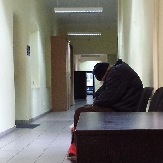 Przyszed pospa czy porozmawia z prezydentem?