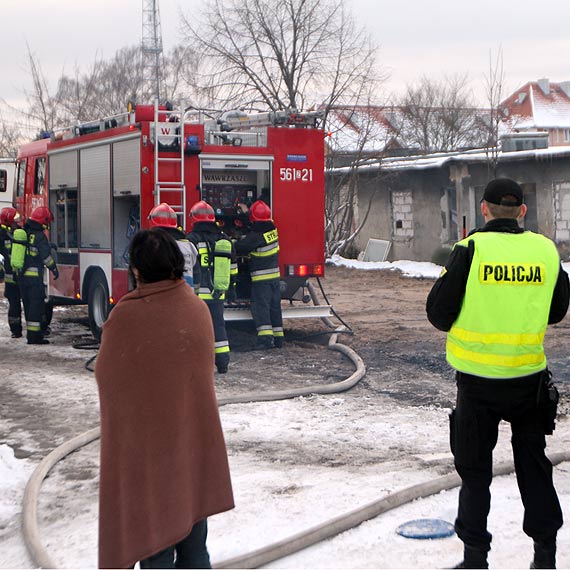 Na Steyera pali si barak. Ewakuowano dwie osoby