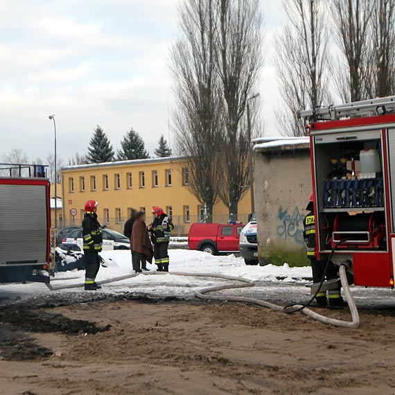 Na Steyera pali si barak. Ewakuowano dwie osoby
