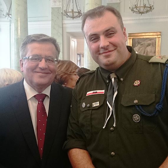 Komendant ZHR winoujcie u Prezydenta RP