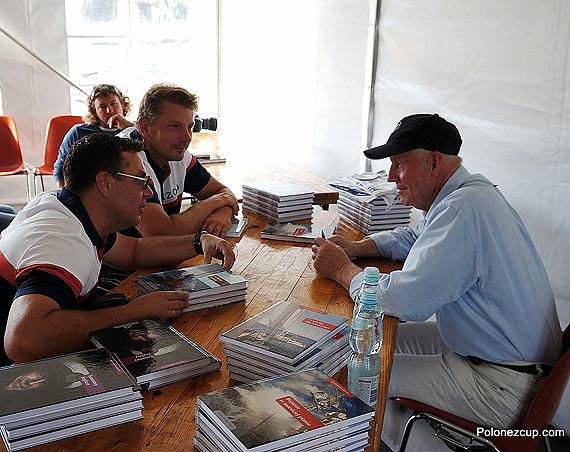 Kpt. K. Baranowski na jachcie Polonez w Baltic Polonez Cup Race 2015