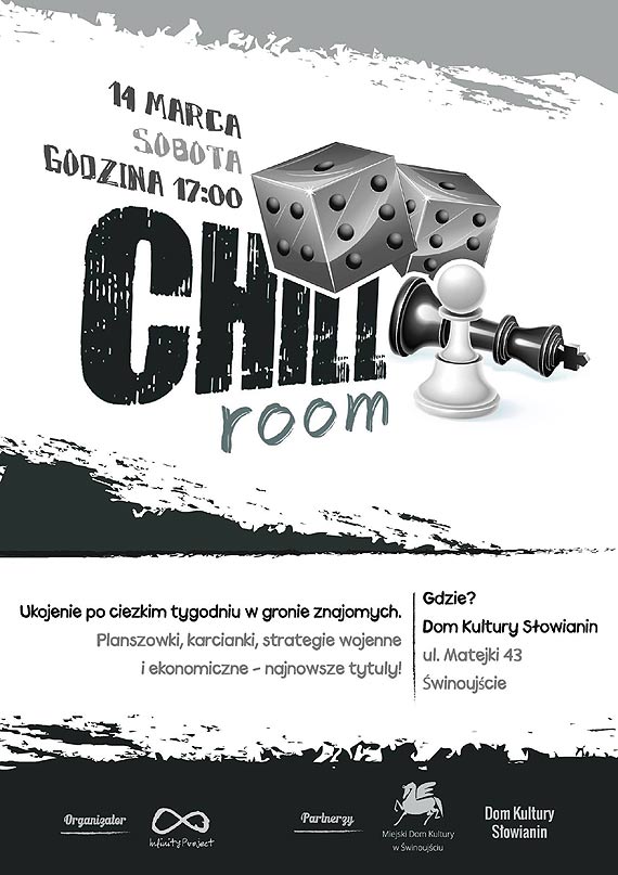 W winoujciu rusza pierwszy Chill Room! We planszwk i poznaj nowych ludzi!
