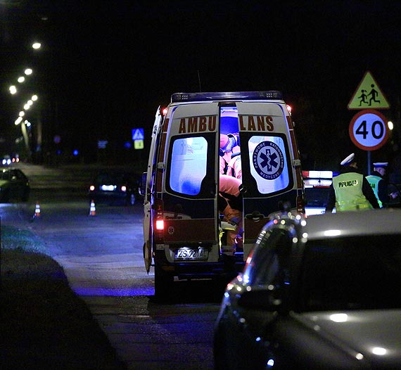 Groźny wypadek na Grunwaldzkiej. Potrącony mężczyzna przechodził w niedozwolonym miejscu