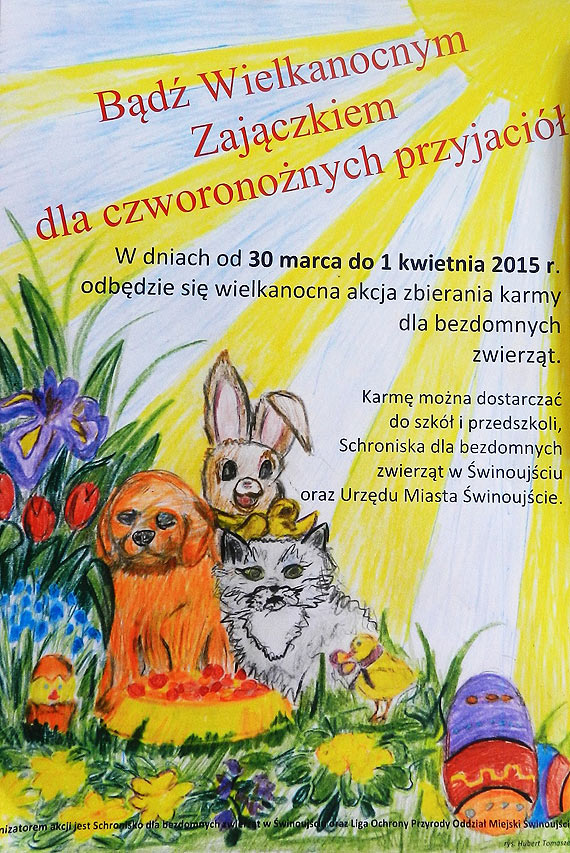 Bd wielkanocnym zajczkiem dla czworononych przyjaci