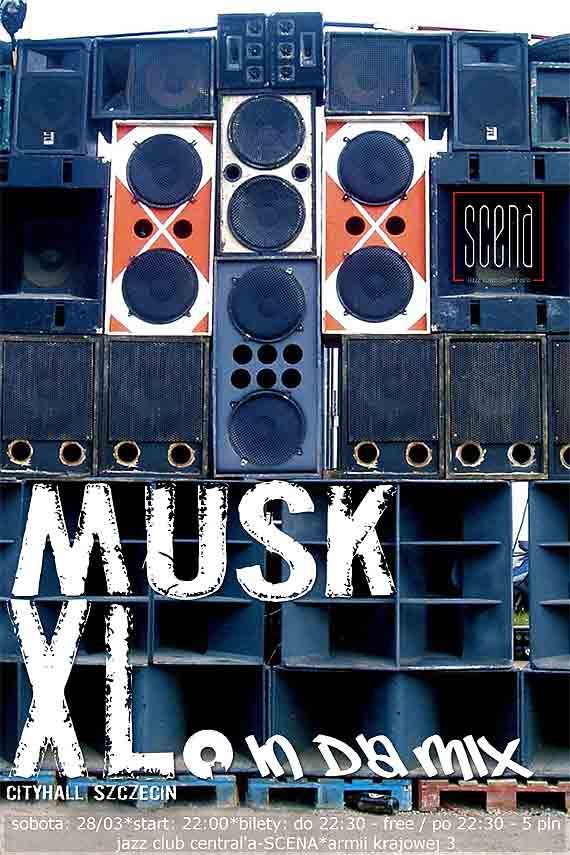 MUSK XL*in da mix* // od funku lat 70-tych a po najwiesze brzmienia muzyki elektronicznej! // Jazz Club Central'a - SCENA