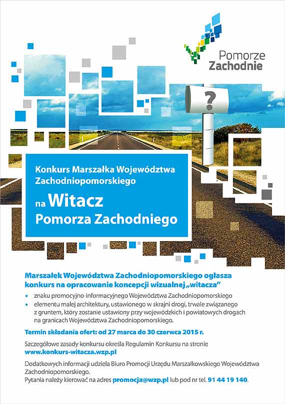 Zaprojektuj witacz Pomorza Zachodniego