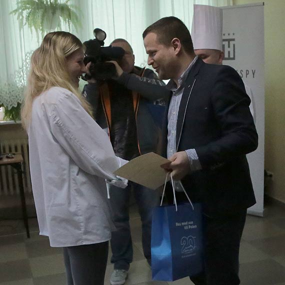 Ola Fiedkiewicz na podium VI Szkolnego Konkursu Gastronomicznego z Unity Line!