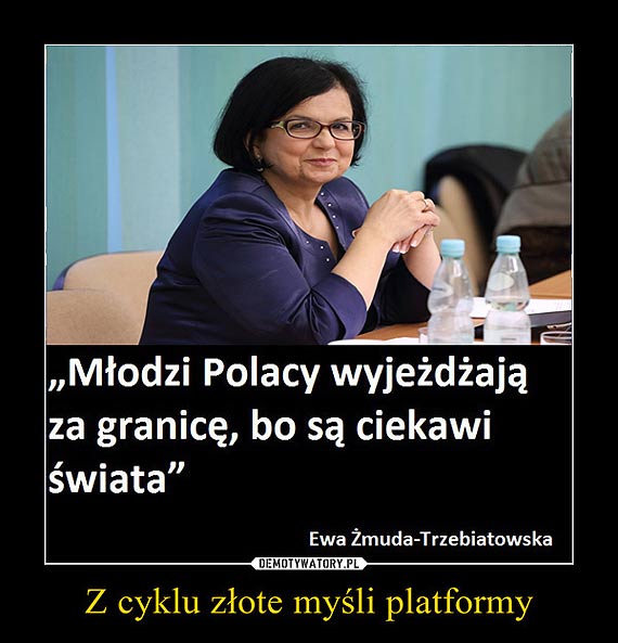 Ewa muda-Trzebiatowska zakpia z modych Polakw! W internecie zawrzao