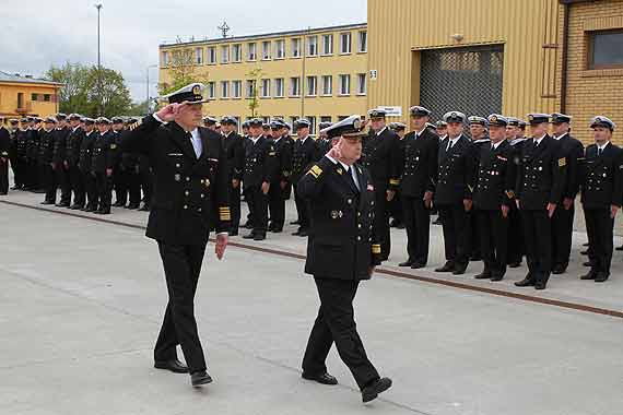 Zoty Jubileusz Komendy Portu Wojennego w winoujciu