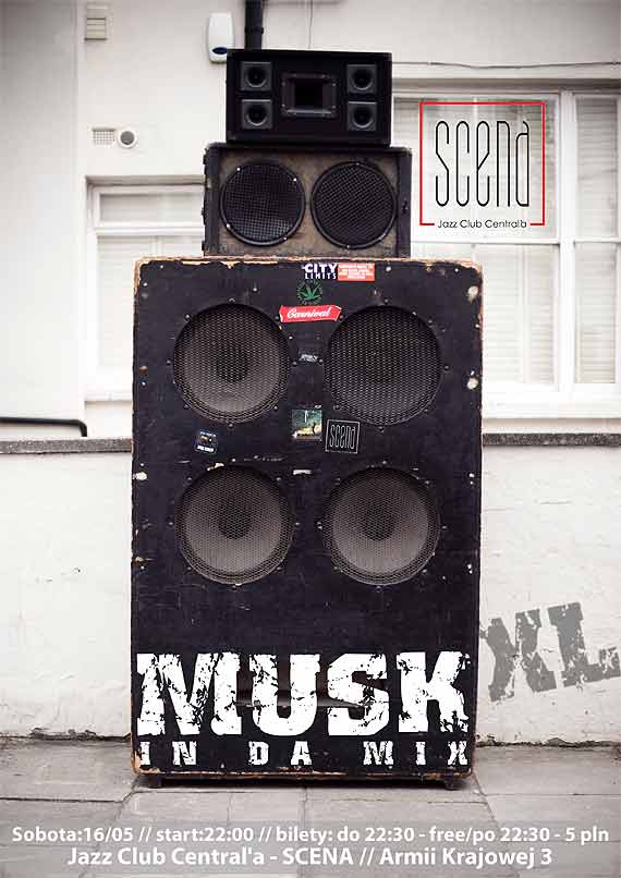 MUSK XL*in da mix* // od funku lat 70-tych a po najwiesze brzmienia muzyki elektronicznej! // Jazz Club Central'a - SCENA