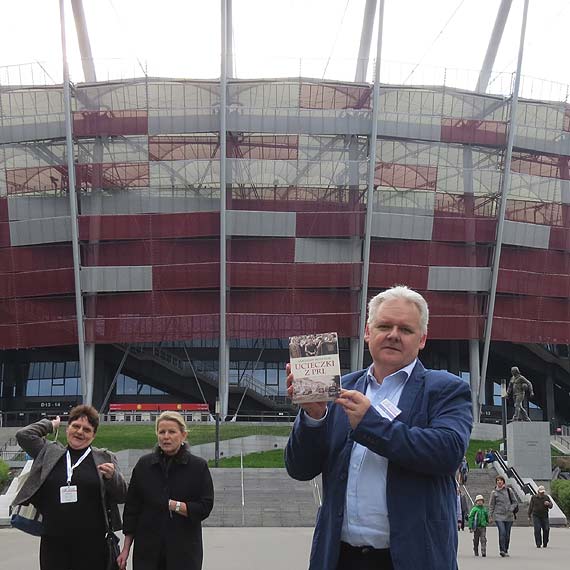 winoujski pisarz na Stadionie Narodowym