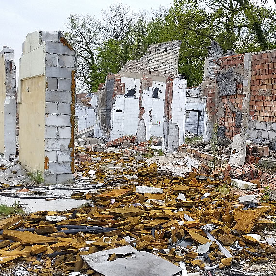 Po przetwrni Rol Banc w wierznie zostay tylko ruiny