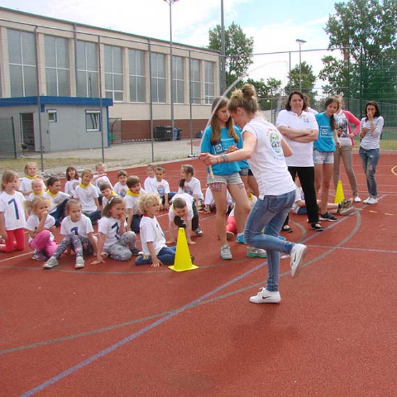 Festyn sportowy dla dzieci z przedszkoli