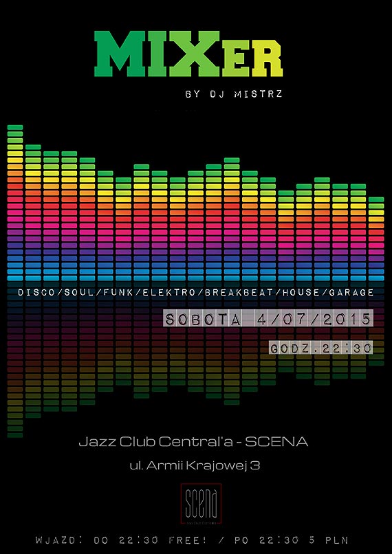 MIXer // DJ MISTRZ // Jazz Club Central'a - SCENA