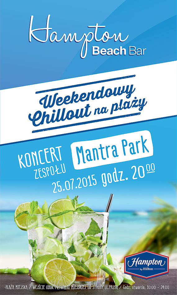 Weekendowy Chillout na play – Hampton Beach Bar zaprasza! 