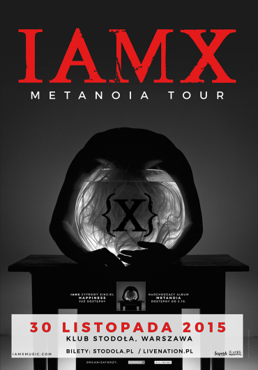 IAMX w Polsce!  30 LISTOPADA 2015 – klub Stodoa, Warszawa