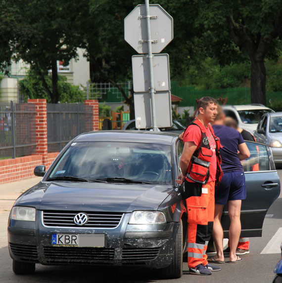 Grona kolizja na skrzyowaniu Piastowskiej, Wyspiaskiego i Dbrowskiego. Uszkodzone s 3 samochody