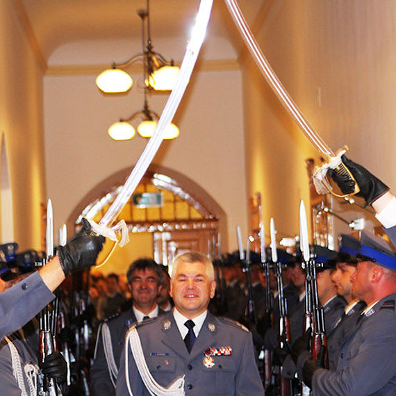 Uroczyste powitanie Komendanta Wojewdzkiej Policji w Szczecinie