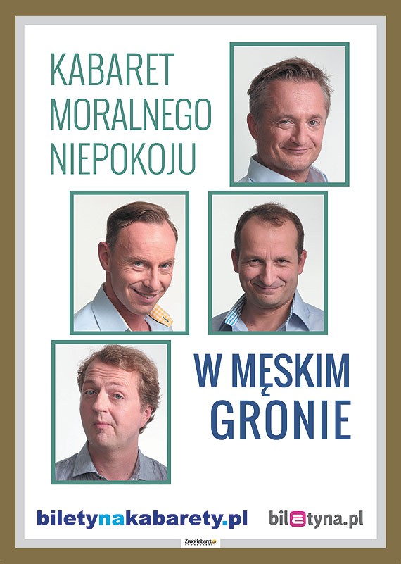 Kabaret Moralnego Niepokoju „W mskim gronie” odwiedzi winoujcie! 