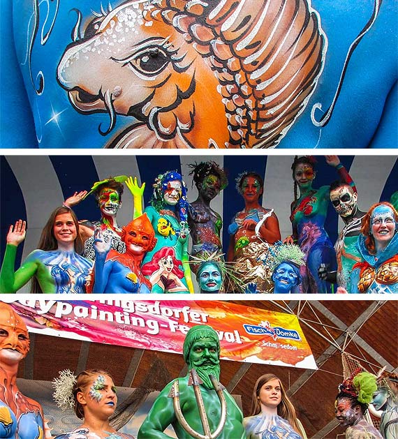 3. Body-Paintingfestiwal w Heringsdorfie