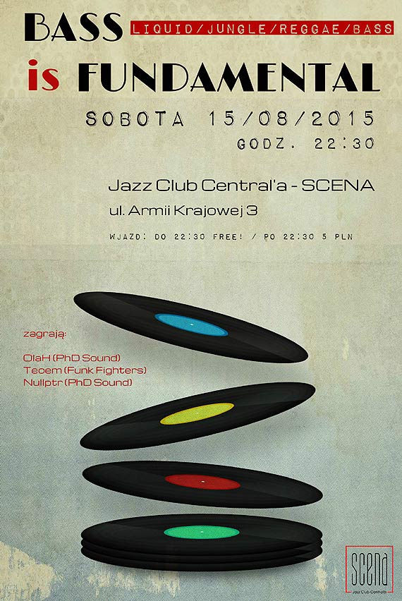 Klubowe Pitki w Scenie! // 14/08 // HOUSE! // Dj Mistrz // Jazz Club Central'a - SCENA