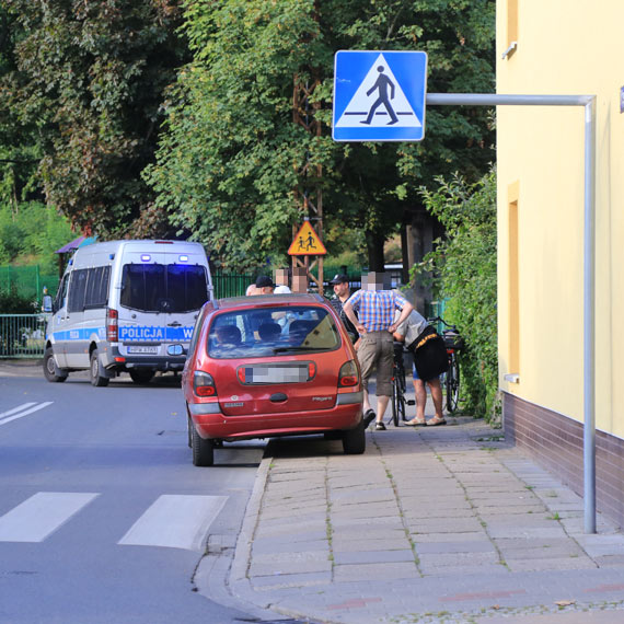 Rowerzystka spowodowaa kolizj na skrzyowaniu