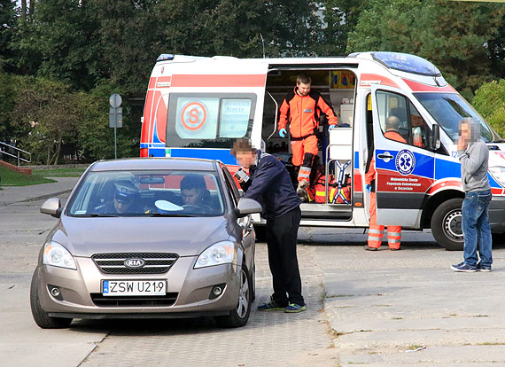 Rower wujka uderzy chopca... 7-latek zosta przetransportowany helikopterem do Szczecina