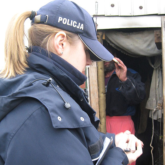 Policjanci w trosce o bezdomnych