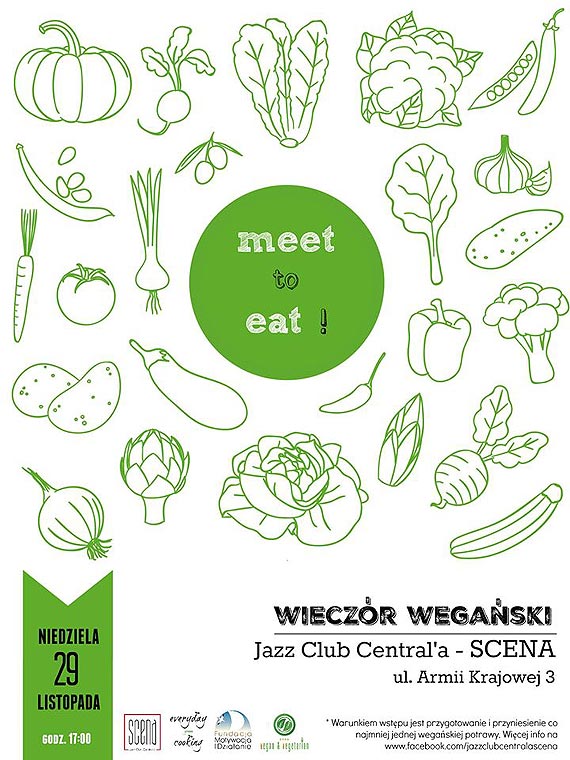 MEET to EAT! // WIECZR WEGASKI // Jazz Club Central'a - SCENA