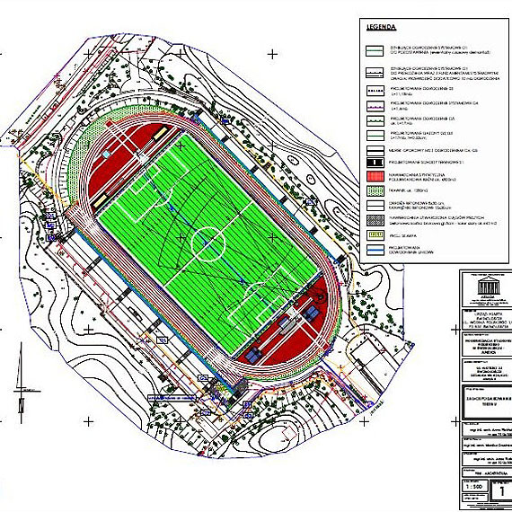 Ju wkrtce ruszy rozbudowa stadionu. Ma by bienia, rzutnie do pchnicia kul, dyskiem, motem, oszczepem i skocznie do skoku w dal!