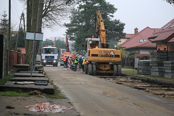 Rycerska w remoncie. Trwa wymiana nawierzchni