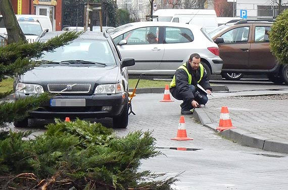 Czarny pitek na Grunwaldzkiej! Do godziny 15.00 doszo a do trzech potrce na tej ulicy!