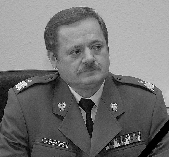 Zmar nadinspektor Tadeusz Pawlaczyk