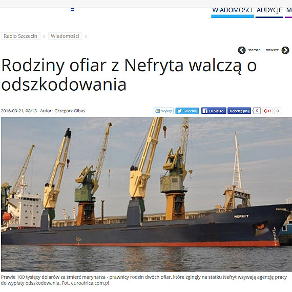 Rodziny ofiar z Nefryta walcz o odszkodowania