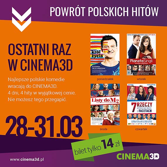 4 dni, 4 filmy – Powrt polskich hitw