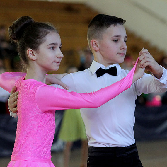 Tancerze KTS JANTAR na turnieju taca w Kamieniu Pomorskim