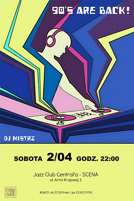  90's are back! // Dj Mistrz // Jazz Club Central'a - SCENA