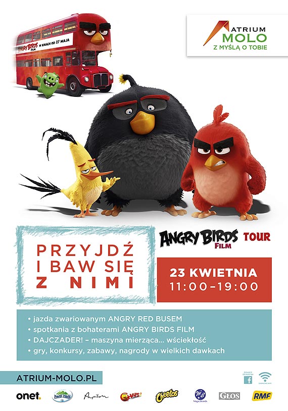 Inwazja Angry Birds w Atrium Molo