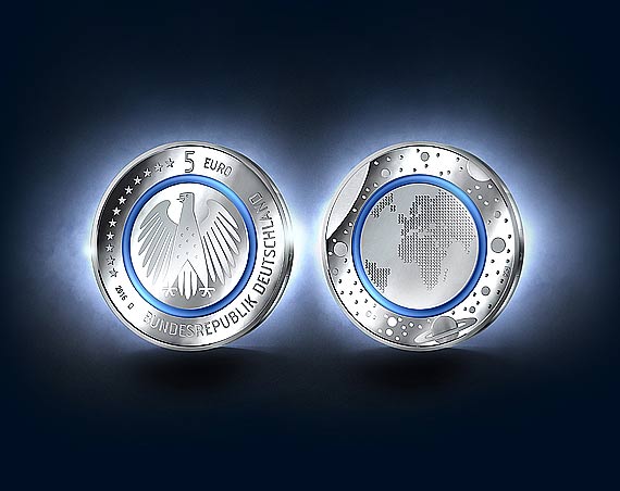 Niemcy wprowadzaj nowe 5 euro o nazwie „Planeta Ziemia”! To pierwsza moneta na wiecie ktra... Zobacz film!