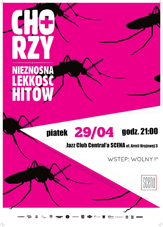 Koncert: CHORZY // 29/04 // start: 21:00 // Jazz Club Central'a - SCENA // winoujcie